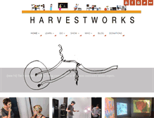 Tablet Screenshot of harvestworks.org